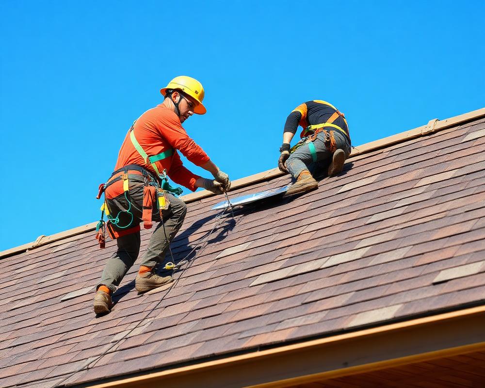 Residential Roofing project — Shingle install · Calallen