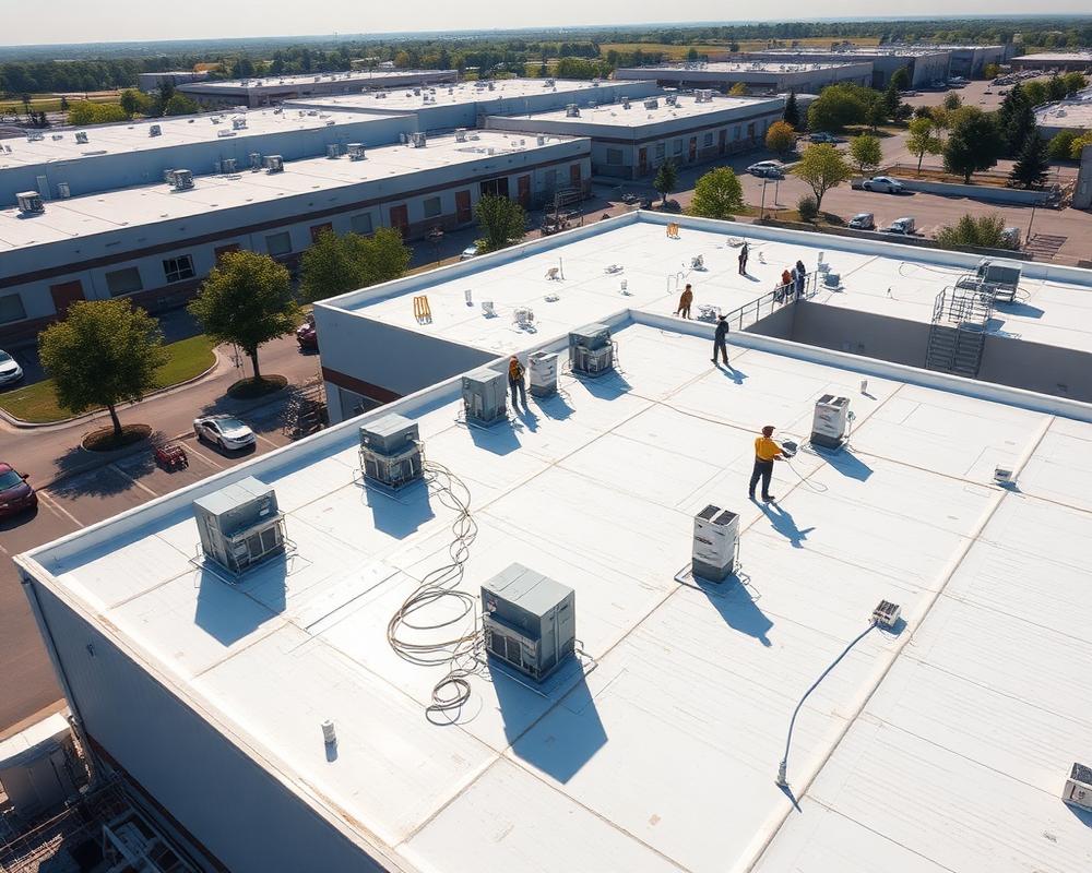 Commercial Roofing project — TPO system · Corpus Christi